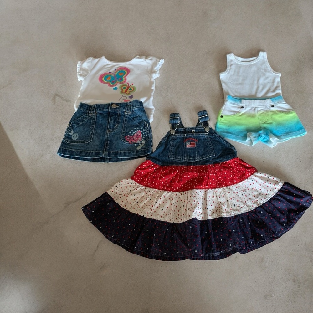 Girls, Size 12 month, Bundle Of Summer Clothing